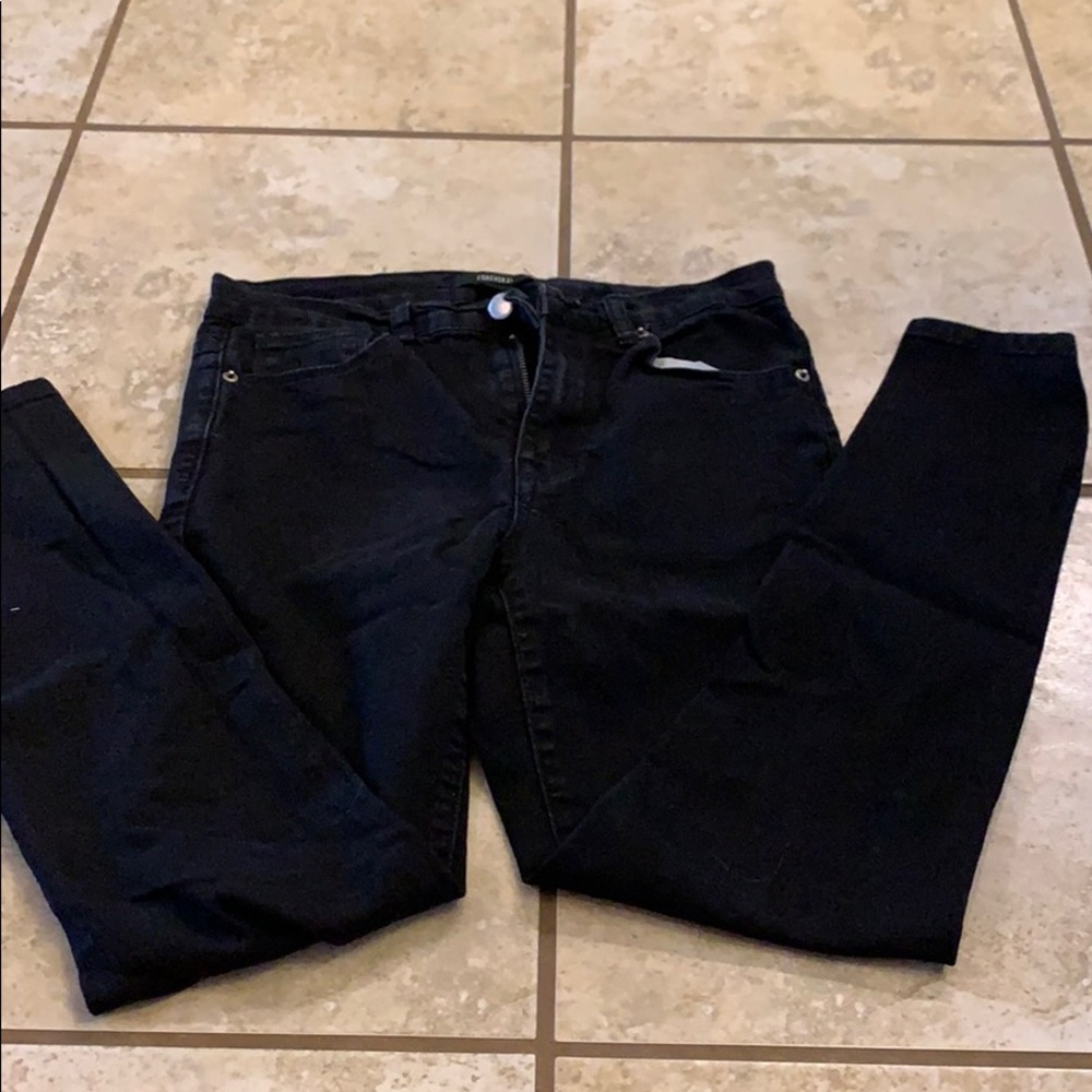Forever 21 black skinny jeans